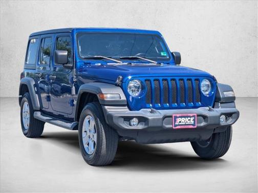 Ocean Blue Metallic Clearcoat 2020 Jeep Wrangler Unlimited Sport