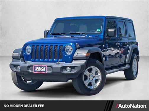 Ocean Blue Metallic Clearcoat 2020 Jeep Wrangler Unlimited Sport