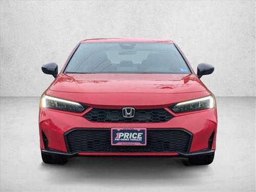 Rallye Red 2025 Honda Civic Hybrid Sport