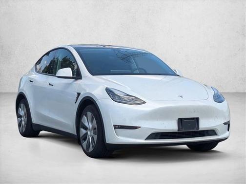 Pearl White Multi-Coat 2021 Tesla Model Y Long Range Dual Motor All-Wheel Drive