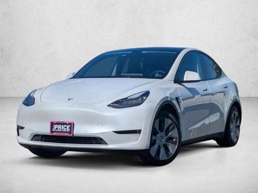 Pearl White Multi-Coat 2021 Tesla Model Y Long Range Dual Motor All-Wheel Drive