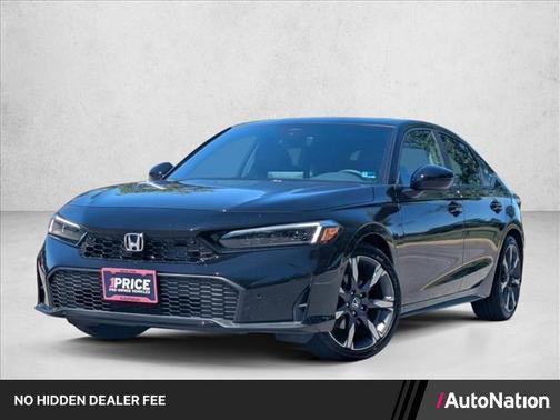 Crystal Black Pearl 2026 Honda Civic Hybrid Sport Touring