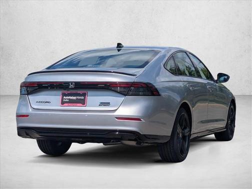 Solar Silver Metallic 2026 Honda Accord Hybrid Sport-L