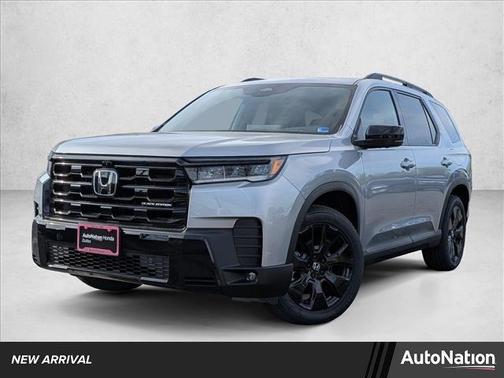 Solar Silver Metallic 2026 Honda Pilot Black Edition