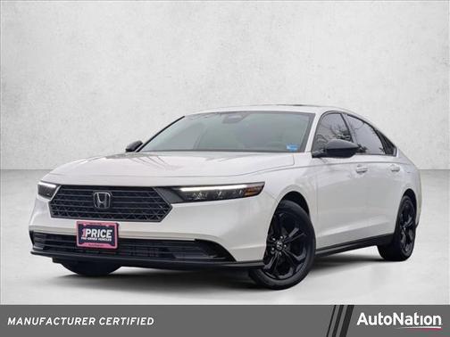 Platinum White Pearl 2025 Honda Accord SE