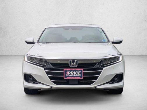 Platinum White Pearl 2021 Honda Accord Hybrid EX-L