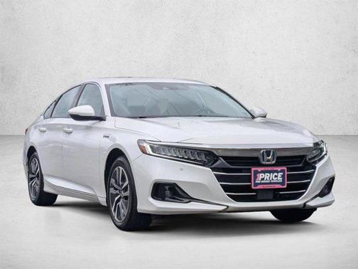 Platinum White Pearl 2021 Honda Accord Hybrid EX-L