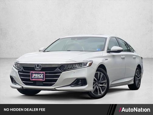 Platinum White Pearl 2021 Honda Accord Hybrid EX-L