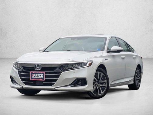 Platinum White Pearl 2021 Honda Accord Hybrid EX-L