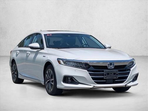 Platinum White Pearl 2021 Honda Accord Hybrid EX-L