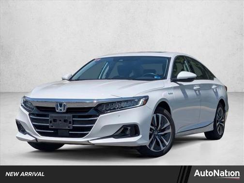 Platinum White Pearl 2021 Honda Accord Hybrid EX-L