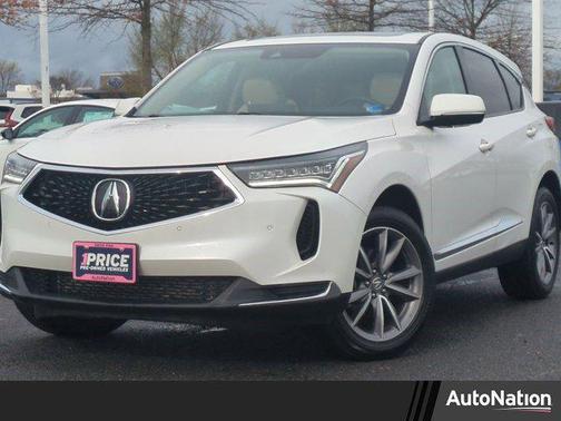 Platinum White Pearl 2022 Acura RDX Technology Package