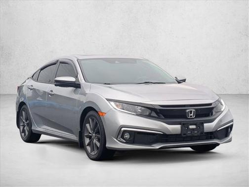 Lunar Silver Metallic 2021 Honda Civic EX