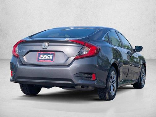 Modern Steel Metallic 2017 Honda Civic LX