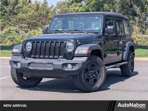 Black Clearcoat 2023 Jeep Wrangler Sport