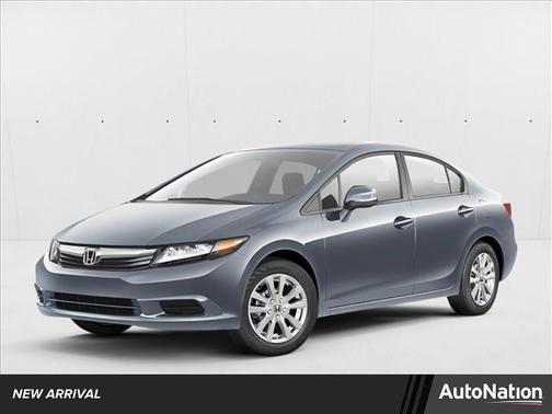 Crystal Black Pearl 2012 Honda Civic EX