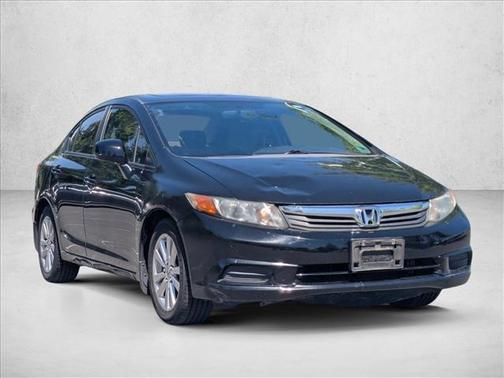 Crystal Black Pearl 2012 Honda Civic EX