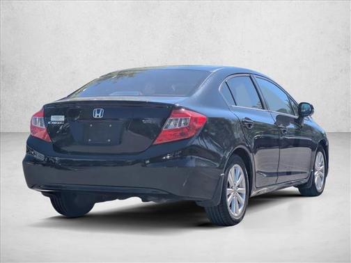 Crystal Black Pearl 2012 Honda Civic EX