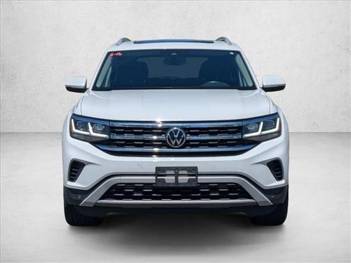 Pure White 2021 Volkswagen Atlas 3.6L SEL