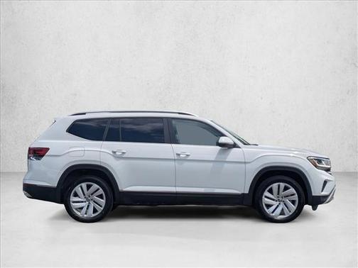Pure White 2021 Volkswagen Atlas 3.6L SEL
