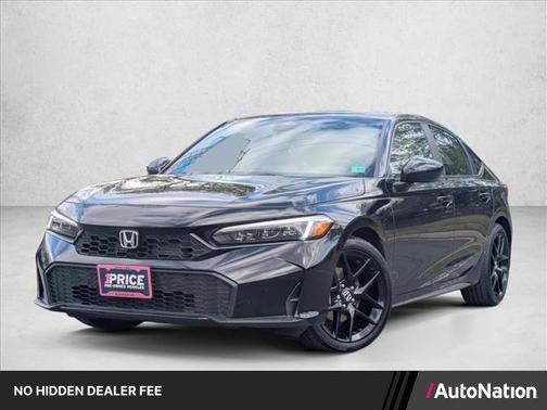 Crystal Black Pearl 2026 Honda Civic Hybrid Sport
