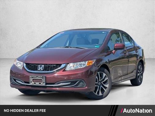 Crimson Pearl 2015 Honda Civic EX