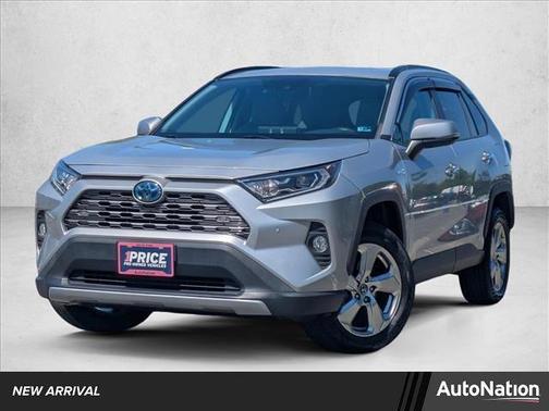 Silver Sky Metallic 2019 Toyota RAV4 Hybrid Limited