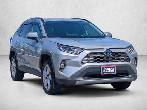 Silver Sky Metallic 2019 Toyota RAV4 Hybrid Limited