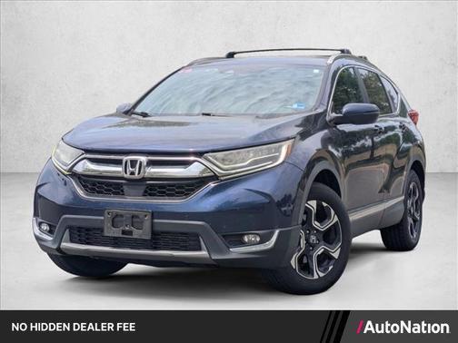 Obsidian Blue Pearl 2017 Honda CR-V Touring