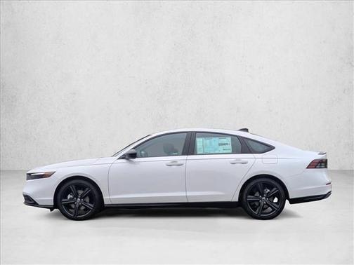 Platinum White Pearl 2026 Honda Accord Hybrid Sport-L