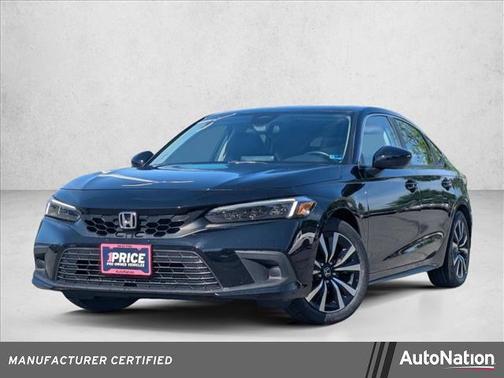 Crystal Black Pearl 2023 Honda Civic EX-L