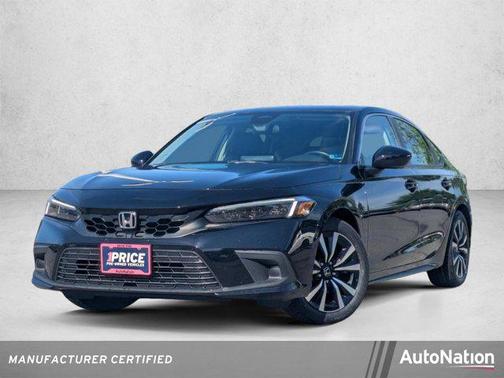 Crystal Black Pearl 2023 Honda Civic EX-L