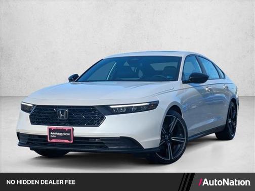 Platinum White Pearl 2026 Honda Accord Hybrid Sport