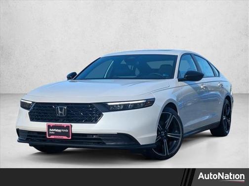 Platinum White Pearl 2026 Honda Accord Hybrid Sport