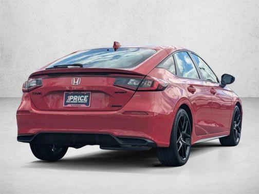 Rallye Red 2026 Honda Civic Hybrid Sport
