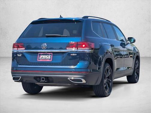Tourmaline Blue Metallic 2022 Volkswagen Atlas 3.6L SE w/Technology