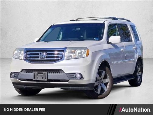 White Diamond Pearl 2013 Honda Pilot Touring
