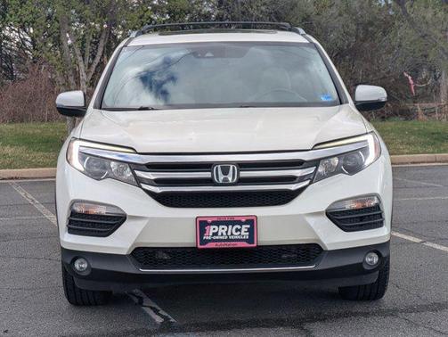White Diamond Pearl 2016 Honda Pilot Elite