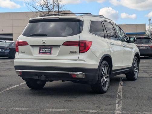White Diamond Pearl 2016 Honda Pilot Elite