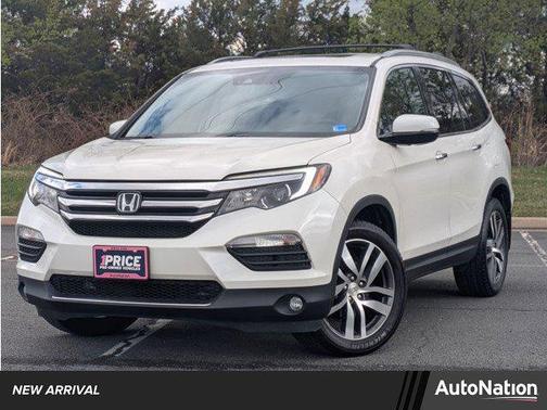 White Diamond Pearl 2016 Honda Pilot Elite