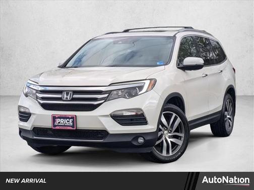 White Diamond Pearl 2016 Honda Pilot Elite