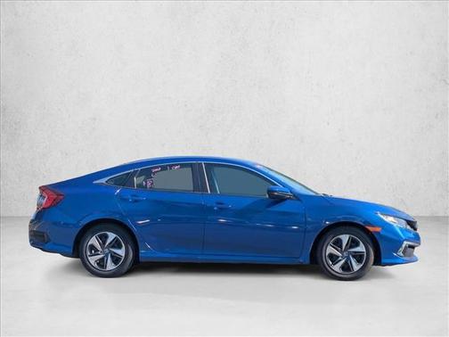 Aegean Blue Metallic 2020 Honda Civic LX