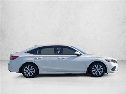 Platinum White Pearl 2022 Honda Civic LX