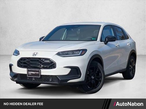 Platinum White Pearl 2026 Honda HR-V AWD Sport