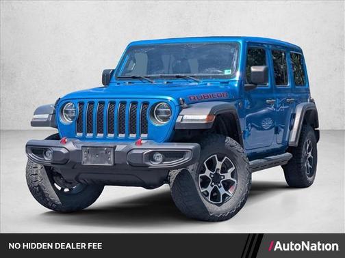 Hydro Blue Pearlcoat 2022 Jeep Wrangler Unlimited Rubicon