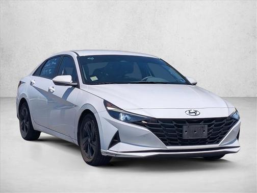 Quartz White 2021 Hyundai ELANTRA SEL