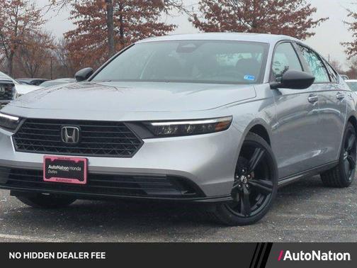 Solar Silver Metallic 2026 Honda Accord Hybrid Sport-L