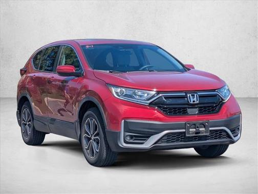 Radiant Red Metallic 2021 Honda CR-V AWD EX