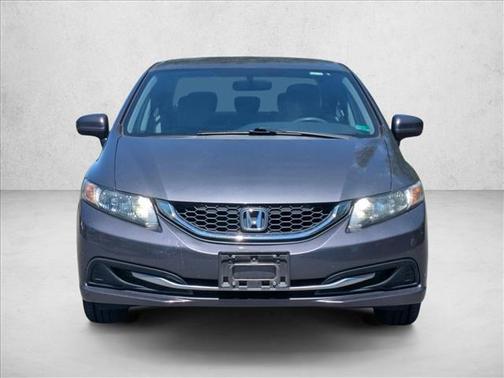 Modern Steel Metallic 2014 Honda Civic LX