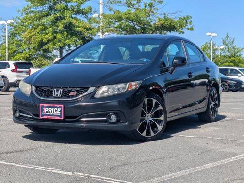 Crystal Black Pearl 2013 Honda Civic Si